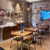 Mesas e Cadeiras de Bar, Estilo Retrô Americano, Cadeiras de Café, Taverna, Bar Musical, Restaurante Temático, Mesa Redonda, Uso Comercial para Refeições