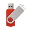 Pen Drive USB Rotativo Atacado Presente Logotipo Personalizado Metal Plástico Pen Drive USB 16G32G64G Licitação Música de Carro Pen Drive USB