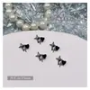 Acessórios de Arte para Unhas Transfronteiriços Estilo Dark Retrô Corações Cromados Cruz de Metal Decorações de Unhas Acessórios de Arte para Unhas