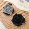 Nuevo Encaje de Tela Chinoiserie Seda Brillante Tela de Borde Quemado Rosa DIY Accesorios para el Cabello Hechos a Mano Ramillete Accesorios para Ropa