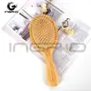 Peine de Bambú con Cojín de Aire Aprobado Directo de Fábrica para Cabello Lacio, Cabello Rizado, Antifrizz, Antiestático, Cuidado del Cuero Cabelludo, Masajeador, Peine con Bolsa de Aire
