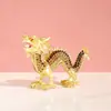 Decoração de Dragão Dourado Qianlong Qinglong Hanlong zodíaco Artesanato de Dragão decoração sala de estar escritório Dragão Dourado decoração de casa