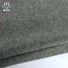 Tecido para terno de flanela com mistura de 30% de lã. Fabricante de tecido de lã para outono e inverno fornece tecido de poliéster cinza médio