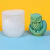 Série Animal DIY Forma de Coruja Gato Sapo Vela Perfumada Enfeites Decorativos Fabricação Molde de Silicone