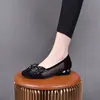 Zapatos Mocasín de Malla Mary Jane para Mujer para Uso en Exteriores, Nuevo Estilo Verano 2026, Punta Redonda, Tacón Bajo, Lazo, Suela Suave, Diseño Hueco, Sandalias Slip-On