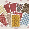 36 Piezas de Pegatinas de Sellos Estilo Paisley Retro Americano, Estilo Cuadros del Oeste Pegatinas de Decoración para Diario DIY Venta al por Mayor