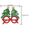 Gafas Navideñas Nuevas Transfronterizas con Astas de Reno, Árbol de Navidad, Papá Noel, Muñeco de Nieve, Decoraciones de Gafas para Ambiente Festivo
