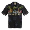 Comercio Exterior Transfronterizo Estación Independiente de Amazon Hombre Estampado Digital Casual Holgado Impresión 3D Manga Corta Camisa Lel Hombre