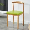 Cadeira de Jantar para Uso Doméstico, Cadeira de Lazer com Encosto, Cadeira de Escritório Minimalista Moderna para Quarto e Sala de Jantar, Cadeira Integrada em Ferro Forjado em Forma de Chifre