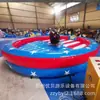 Equipo de Parque de Atracciones para Celebridades de Internet Castillo Inflable Proyecto Divertido Máquina de Toro Mecánico Carpa Giratoria Eléctrica Grande