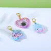 Chaveiro de Saco Plástico Bolha Desenho Animado Personalizado Acrílico Fofo Pingente DIY Mercadoria de Anime Estrela Pode Ser Personalizado com Sua Própria Imagem