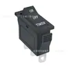 Interruptor Rocker de Três Pinos Liga/Desliga de Três Velocidades Kcd3 Preto Cartão Único Interruptor Rocker de Alimentação
