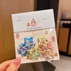 Clip Dopamina Colorido Barato para Niños Lindo de Puntos con Borde Crema Flor Estrella Gota de Agua Pinza para el Cabello