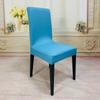 Funda de media silla elástica de color liso de seda de leche cómoda transpirable para casa hotel puesto de silla cubierta de polvo en stock