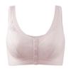 Lencería de Verano para Madres de Mujeres de Mediana Edad y Mayores, Chaleco Sujetador sin Aros, Hebilla Frontal Cómoda, Talla Grande, Delgado de Seda de Hielo Transpirable