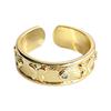 Anillo de apertura de nicho de lujo con luz de circonita y mariposa galvanizada en oro real de Lan Zhi, joyería de mano con sensación de alta gama para mujer, venta al por mayor