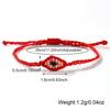 Nuevo Pulsera de Ojo Maligno Tejida a Mano con Cuerda Multicolor Ajustable, Moderna y Versátil, Popular en Europa y América