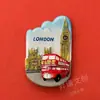 Novos adesivos magnéticos de geladeira de resina tridimensional para atrações turísticas ao redor do mundo fabricantes de souvenirs de turismo