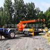 Camión tractor grúa grúa de jardín árbol bola tractor grúa plana 5 toneladas remolque de tracción autoprovisto Grúa