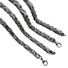 Acessórios de Corrente Imperial Nova Personalizada de Aço Titânio Não Desbota Transfronteiriça Colar Masculino Joias de Aço Titânio