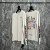 Versión Correcta Cro CH Algodón Puro de Alta Calidad Camiseta de Manga Larga Estampada para Hombre y Mujer Venta al por Mayor Artículos en Stock Venta al por Mayor Europea Americana Explosivo