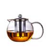 Bule de vidro de alto teor de borosilicato, resistente a altas temperaturas, bule de vidro para chá perfumado, pote com filtro de aço inoxidável, pote com vazamento de aço Apple, pote doméstico