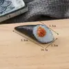Llavero de Sushi Comida Simulada Llavero de Bola de Arroz Triangular Colgante de Bolsa de Arroz con Huevas de Pescado y Algas Estilo Japonés