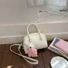 Bolso de Mano de Color Liso Estilo Coreano 2026 Nuevo Bolso Casual Simple para el Trabajo Bolso Almohada Temperamento Nicho Bolso Bowling