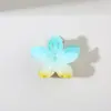 Clip de Presilha Pequeno para Cabelo Flor Frangipani Colorido para Doces 4,5cm Clip de Tubarão Pequeno Acessório de Cabelo Cross-Border Amazon