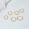 Aretes de Aro Sencillos de Lujo Chapados en Oro Real de 14 Quilates Aretes con Accesorios Colgantes Aretes Hechos a Mano DIY Materiales para Joyería