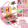 Placa de Atividades Feltro Novo Transfronteiriça DIY Montessori Educação Infantil Auxílios de Ensino Brinquedos Educacionais Sensoriais de Iluminação para Bebês e Crianças Pequenas