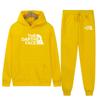 Sudadera con capucha de forro polar para hombre de otoño e invierno Conjunto de sudadera para hombre Traje deportivo casual estampado Fabricante Venta al por mayor