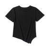 Camiseta de manga corta de verano para mujer, estilo Spice Girls, estilo BM, cuello redondo, estilo Base Niche, venta al por mayor