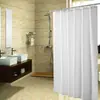 Atacado Transfronteiriço de Cortinas de Chuveiro em Estoque, Cortinas de Chuveiro Impermeáveis de Poliéster Liso, Cortinas Divisórias de Banheiro, Cortinas de Chuveiro