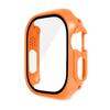 Adequado para Apple ultra watch case PC + filme temperado fosco estojo protetor de uma peça iwatch8 estojo protetor oco