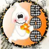 Transfronterizo 2025 Nueva Decoración de Letrero de Madera Señal de Halloween de Alta Gama Colgante Señal de Navidad Personalización