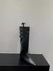 Botas Vaqueras Occidentales de Punta Afilada con Tacón Interno para Mujer Zapatos 2024 Nuevas Botas Individuales de Primavera y Otoño Marrón Maillard Botas Altas