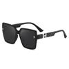 Novos Óculos de Sol 2024 com Armação Grande Feminino Lentes Polarizadas Óculos de Sol da Moda Versão Coreana H Casa Óculos de Sol em Formato U 9987 Proteção Solar
