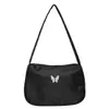 Bolsa de Mão de Nicho 2025 Nova Casual Simples Fresca Bolsa de Axila Nylon Moda Feminina Bolsa de Ombro