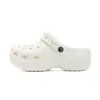 Sapatos de buraco estilo coreano minimalista de cor sólida, atmosféricos, confortáveis para uso externo, sapatos de praia versáteis, chinelos de sola grossa para mulheres baixinhas