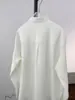 TO2026 Primavera/Verano Nuevo Estilo Old Money Camisa Blanca de Lino Holgada para Mujer Ambiente Relajado Casual Versátil