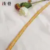 Materiales para Recorte de Bordes de Ventilador DIY: Cinta Jacquard de Perlas, Adorno de Borde de Bambú con Forma de Diamante, Cinta de los Ocho Tesoros, Adorno de Estilo Antiguo Hanfu