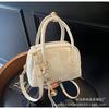 Bolsas para Mulheres no Outono e Inverno 2026 Nicho Coreano Casual Simples Mini Bolsa Quadrada Bolsa Transversal Retrô Bolsa de Ombro