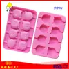 Desenho animado Dubi 8 expressões diferentes Gato diy doce doce molde de silicone molde de pirulito (não bom)