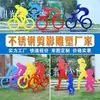 Escultura de Acero Inoxidable Hecha a Medida Arte en Hierro Escultura de Bicicleta Escultura de Silueta de Acero Inoxidable Escultura de Deportista Corriendo Fabricante