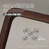 Joias para Nail Art Zircônia Laço Sino Pérola Liga Laço de Gravata Laço de Fita Zircônia Decoração de Unha 1 Peça