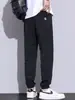 Pantalones Casuales de Seda Helada de Moda para Hombre, Joggers de Verano Finos de Corte Amplio, Pantalones Casuales Deportivos de Secado Rápido para Exportación