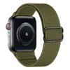 Correa universal unisex de nailon elástico de color sólido para Apple Watch iwatch7, tallas 2 a 6 SE.