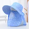 Sombrero de Protección Solar para Recolección de Té de Verano, Máscara Facial Completa, Chal de Protección para el Cuello, Sombrero de Sol, Sombrero de Sol para Ciclismo Casual, Trabajo Agrícola