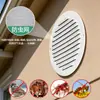 Rejilla Redonda Plana Metálica de 4 y 6 Pulgadas con Persianas y Malla Anti-Insectos para Conductos de Extracción y Ventilación